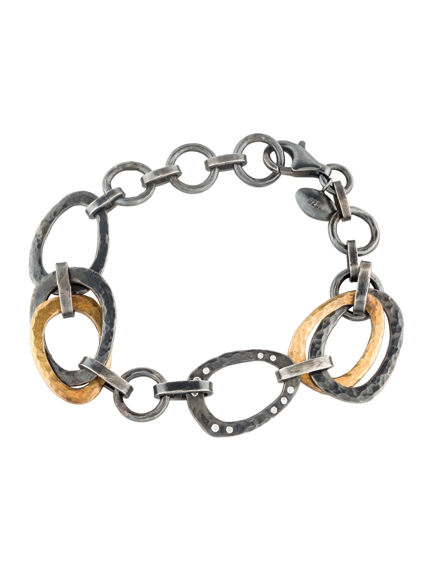 Lika Behar Diamond Keller Chain Bracelet