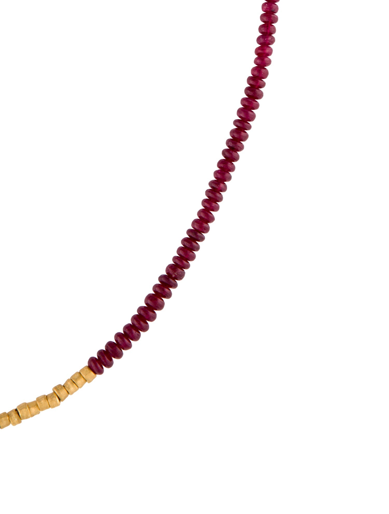 Lika Behar 24K Ruby Bead Necklace