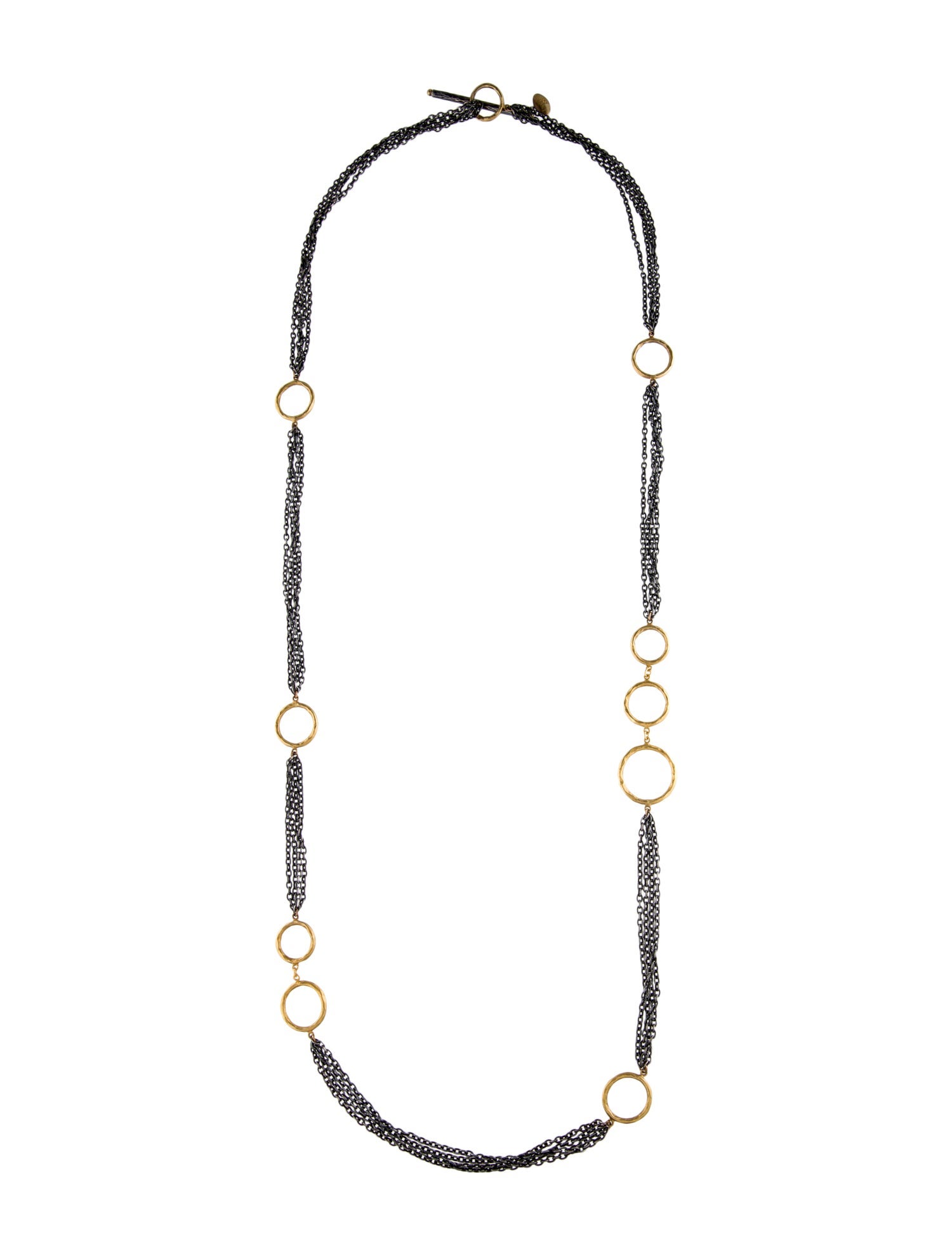 Lika Behar Two-Tone Bubbles Station Necklace