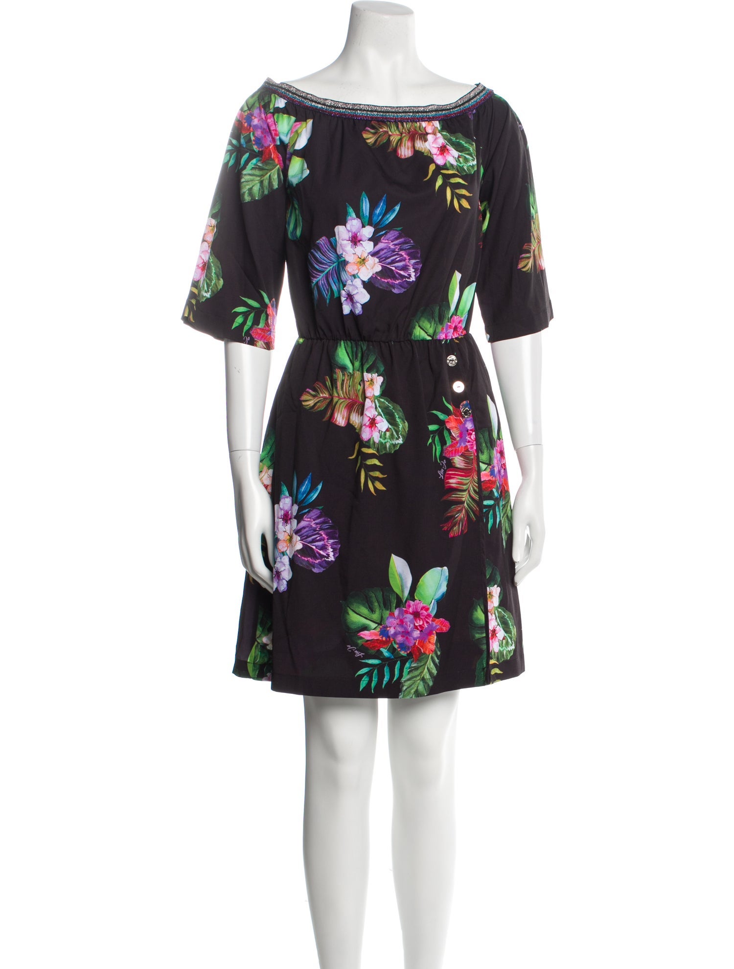 LIU JO Floral Print Mini Dress