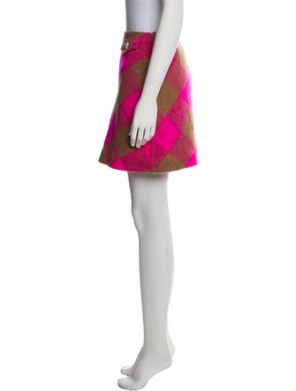 LIU JO Plaid Print Mini Skirt