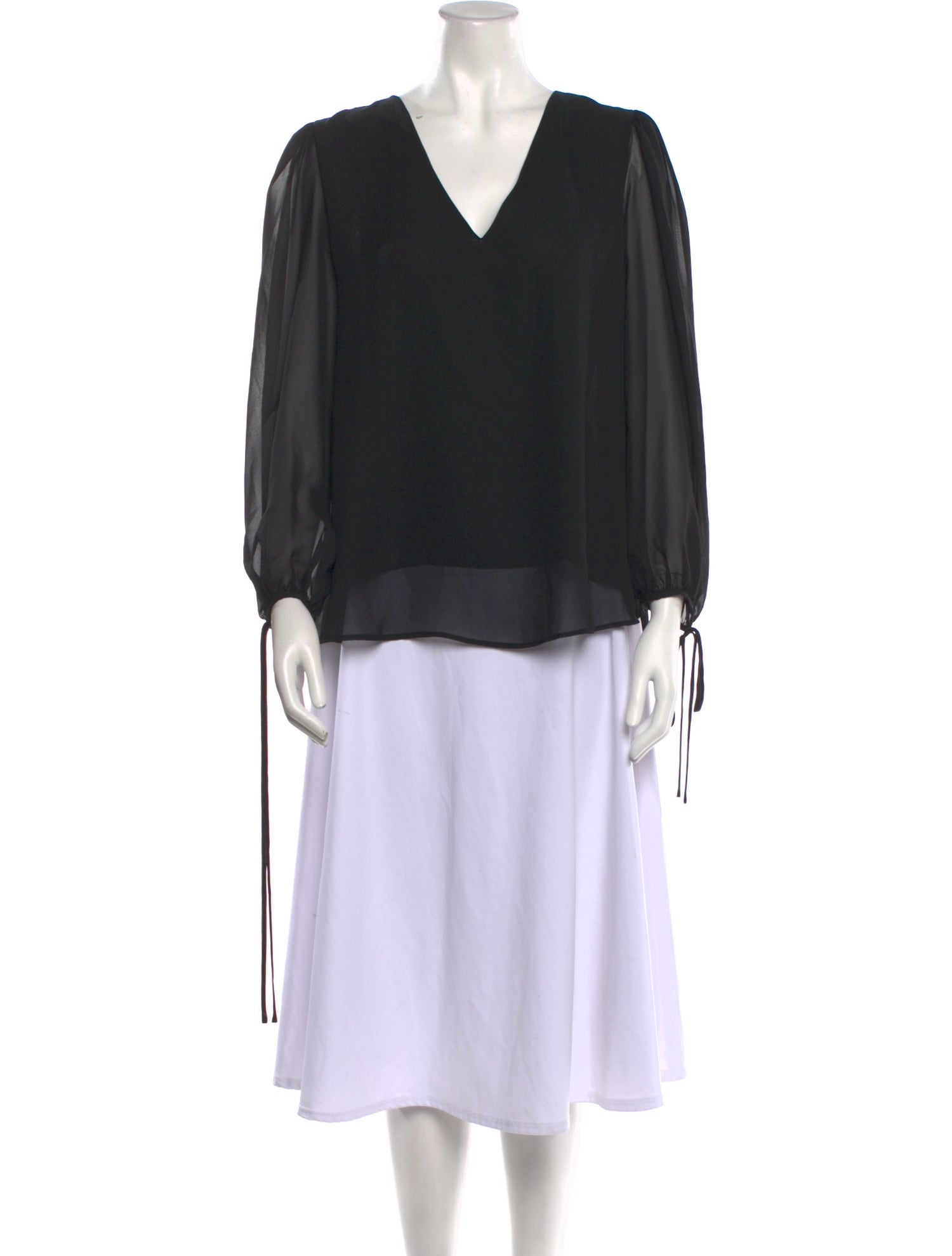 LIU JO V-Neck Long Sleeve Blouse