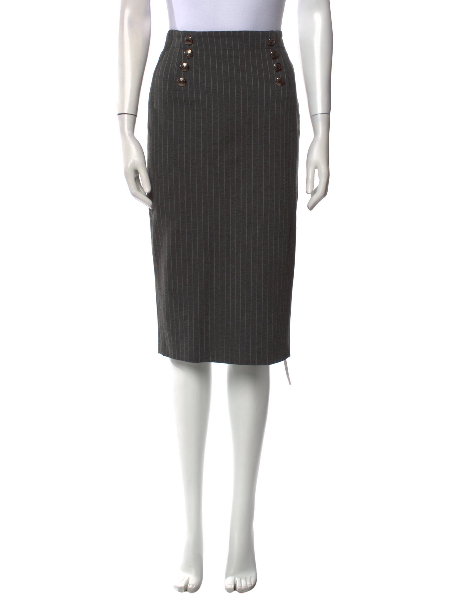 LIU JO Striped Knee-Length Skirt