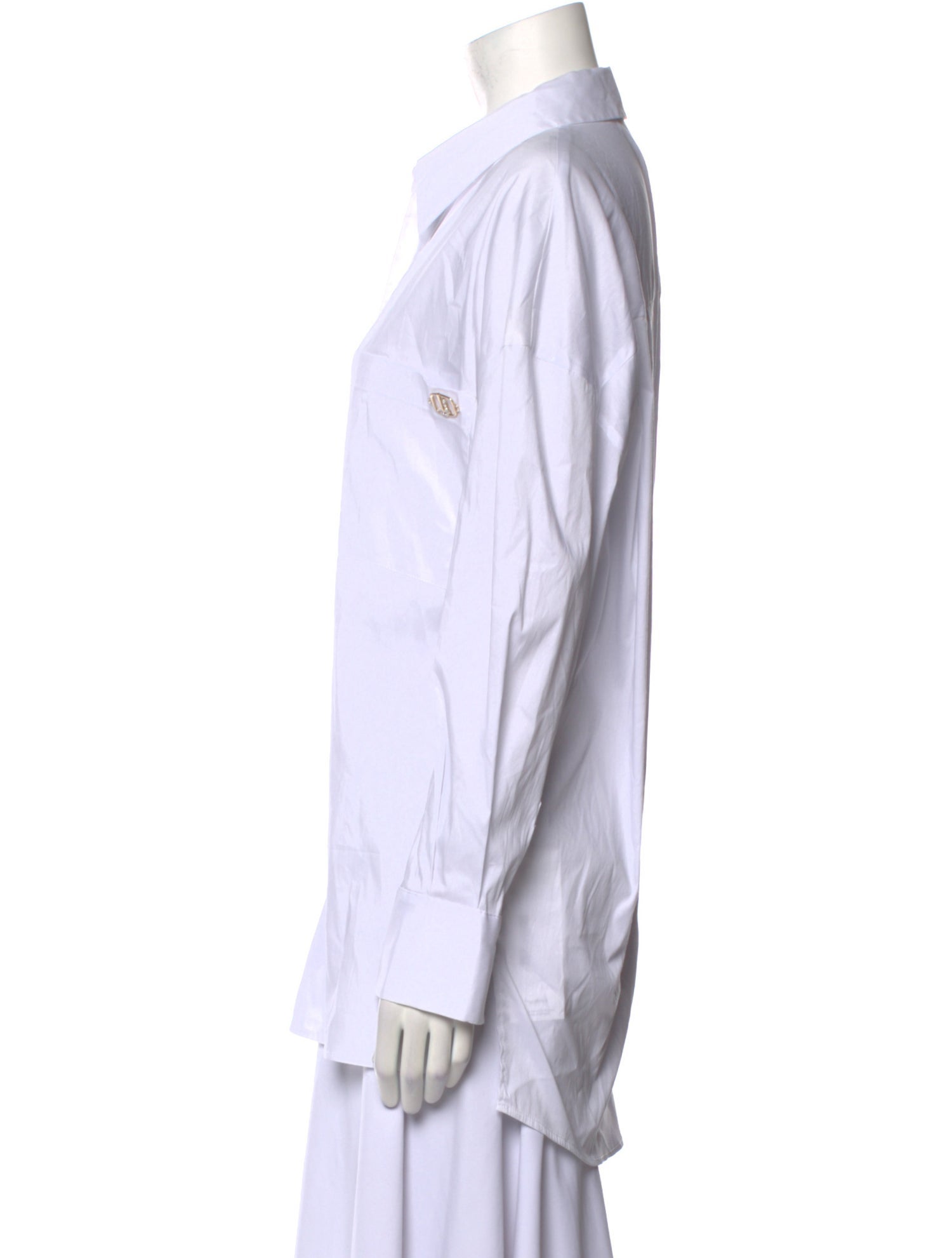 LIU JO Long Sleeve Button-Up Top