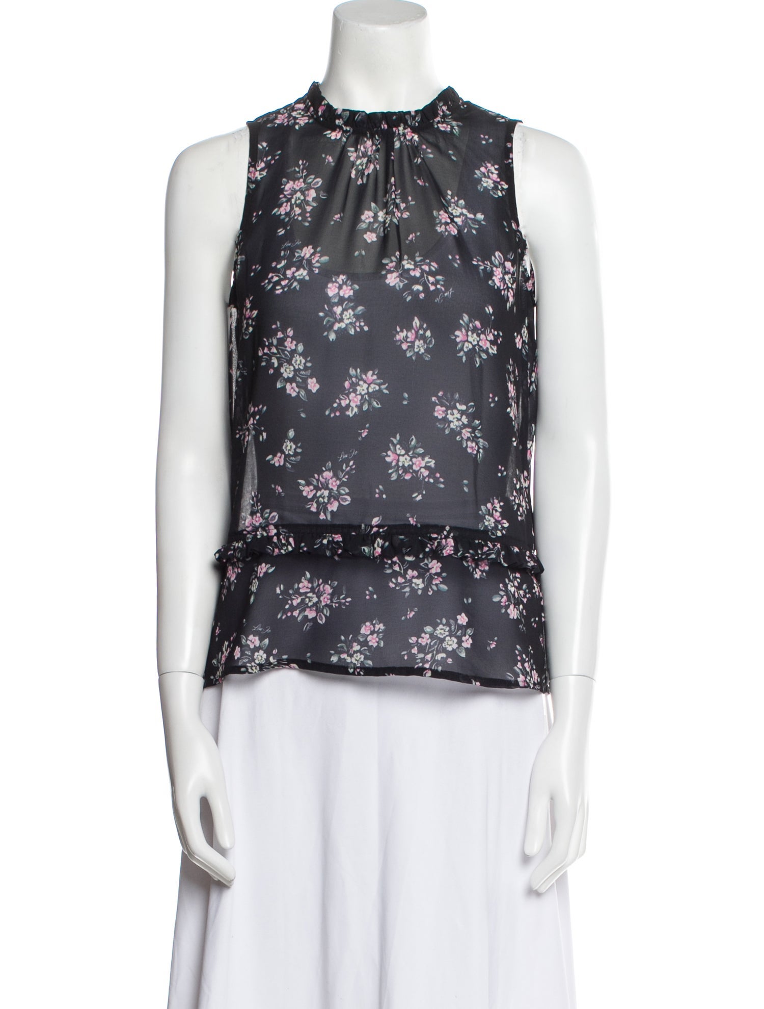 LIU JO Vintage Floral Print Blouse