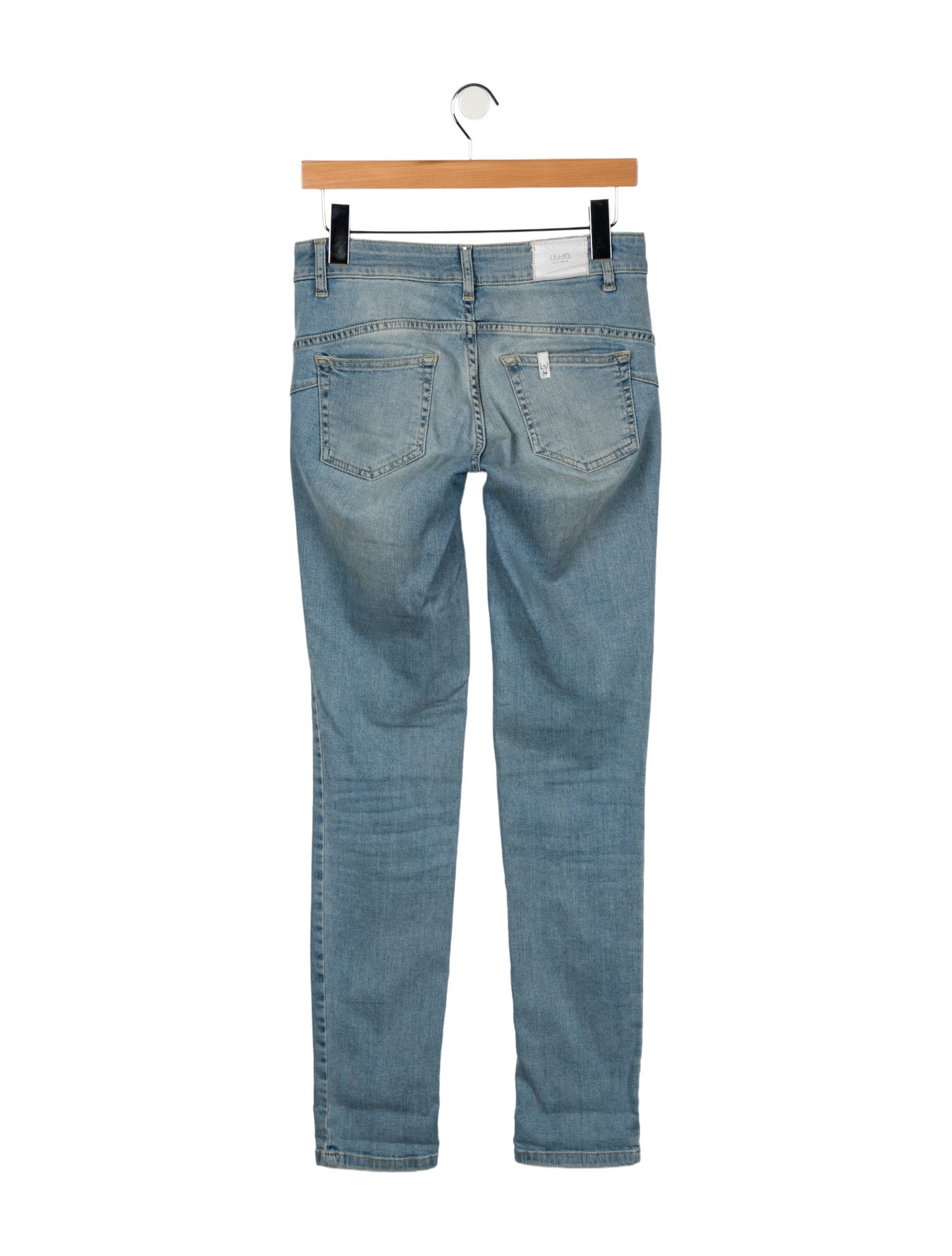 LIU JO Mid-Rise Straight Leg Jeans