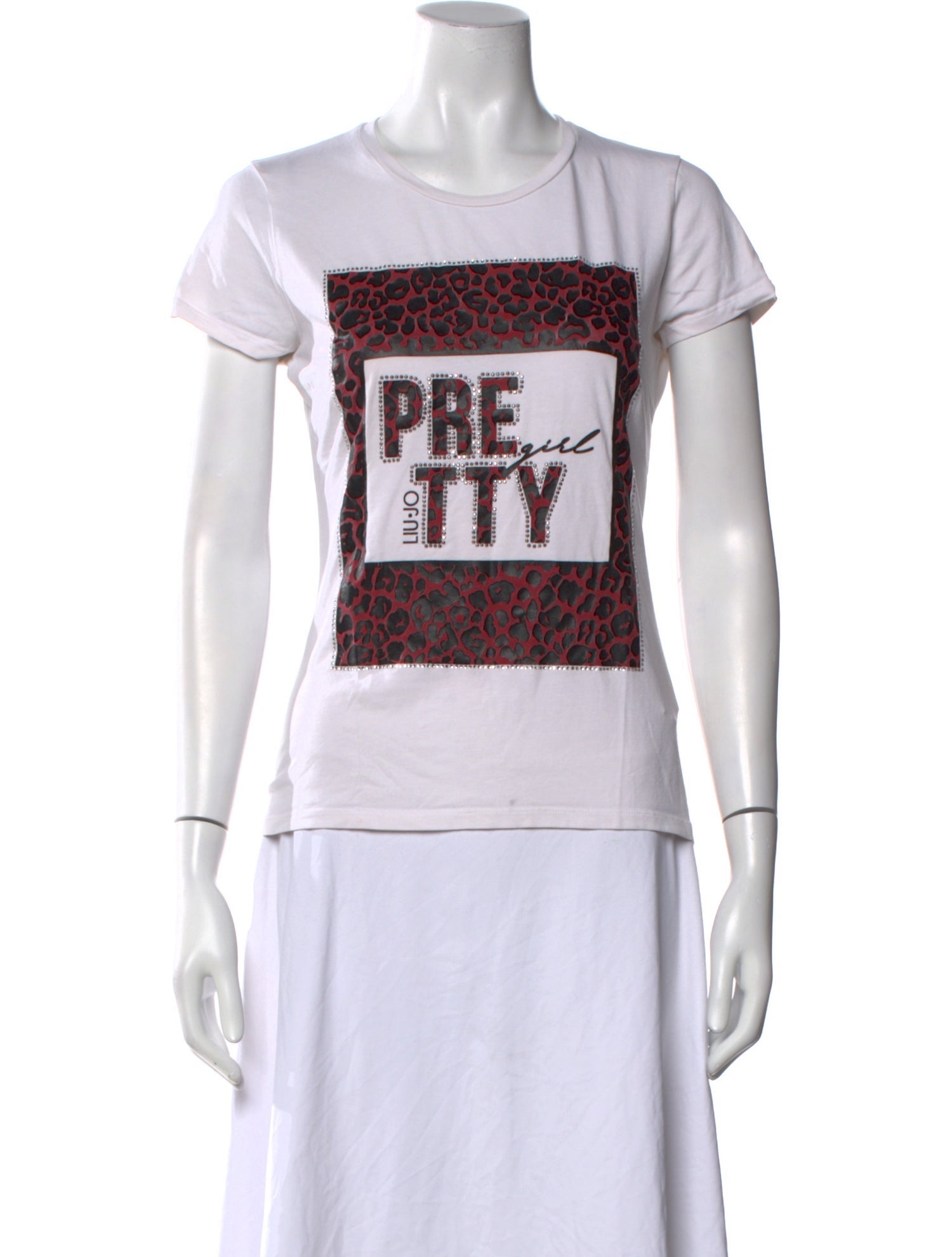 LIU JO Graphic Print Crew Neck T-Shirt