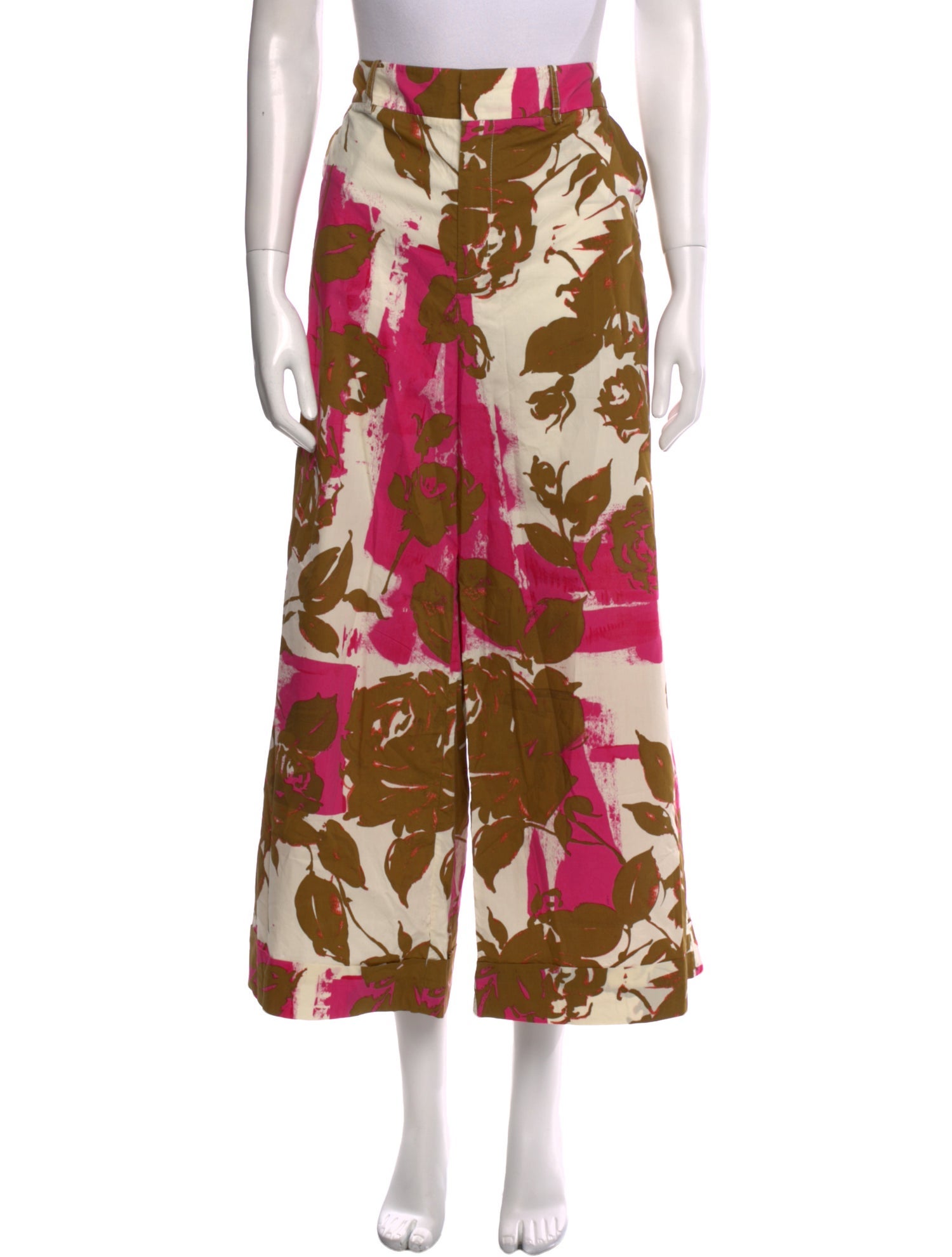 LIU JO Printed Wide Leg Pants