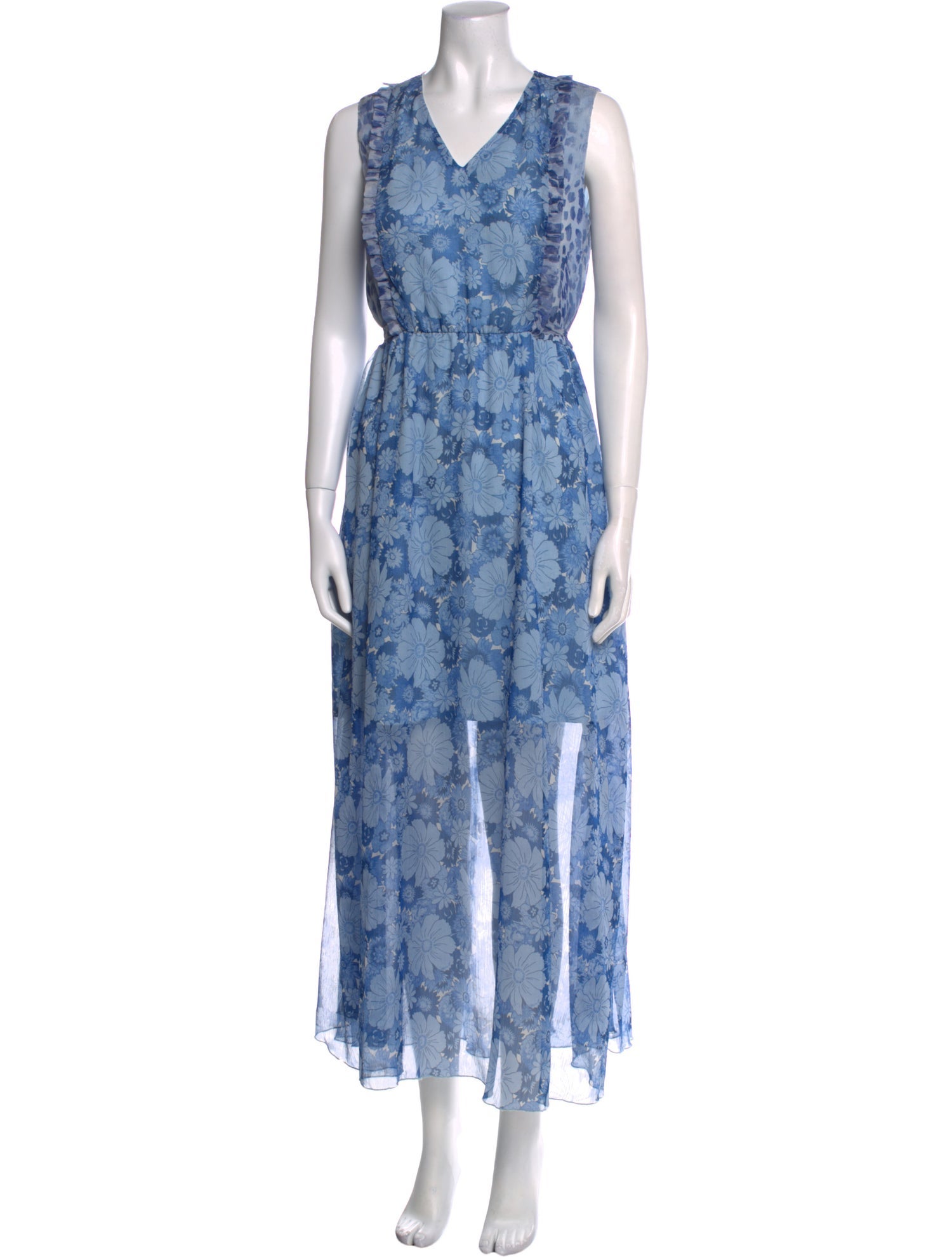 LIU JO Floral Print Long Dress