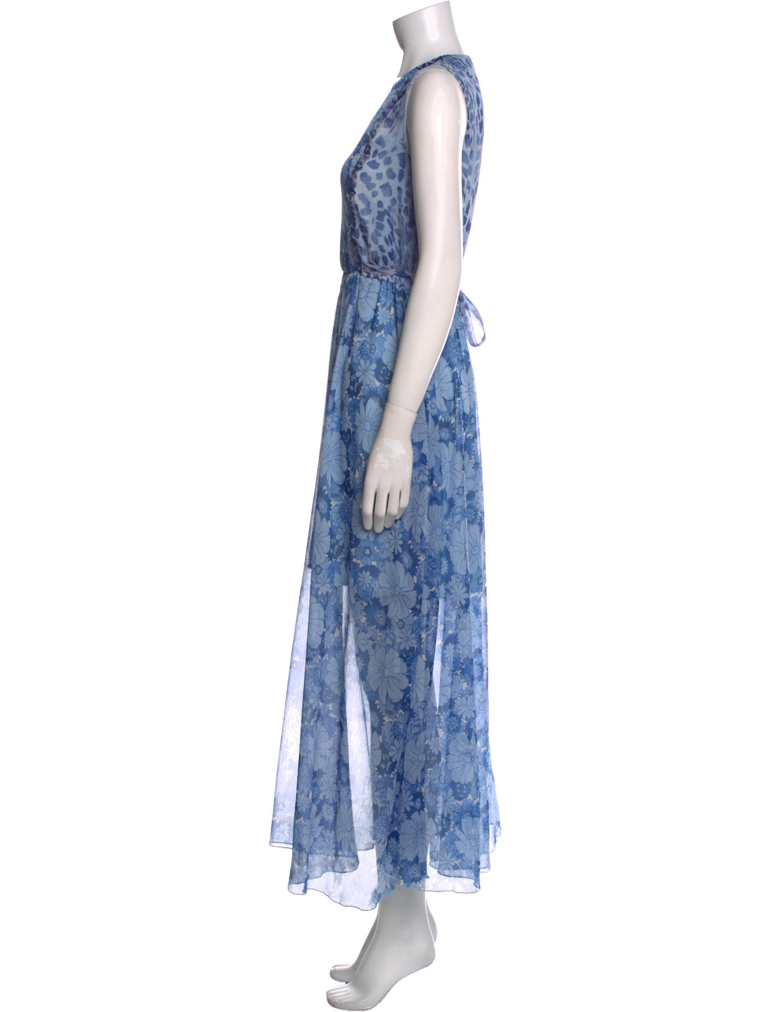 LIU JO Floral Print Long Dress