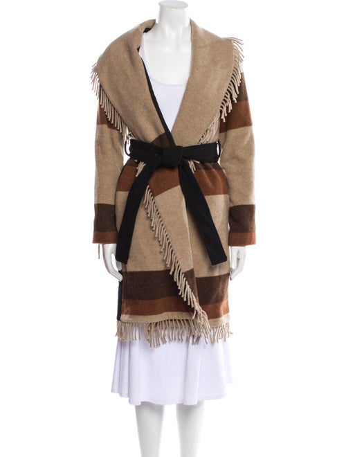 LIU JO Wool Colorblock Pattern Vest