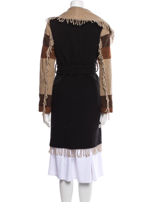 LIU JO Wool Colorblock Pattern Vest