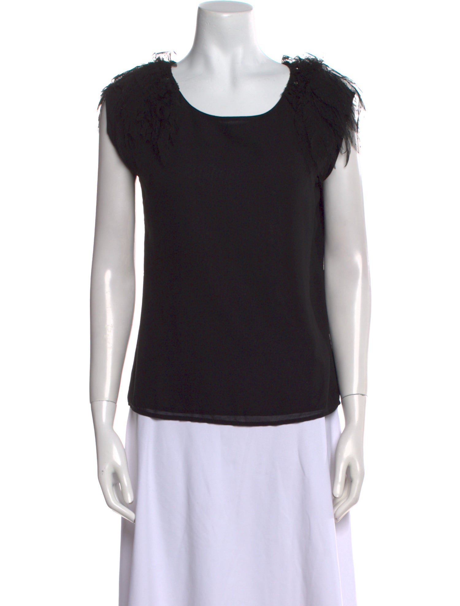 LIU JO Scoop Neck Short Sleeve Top