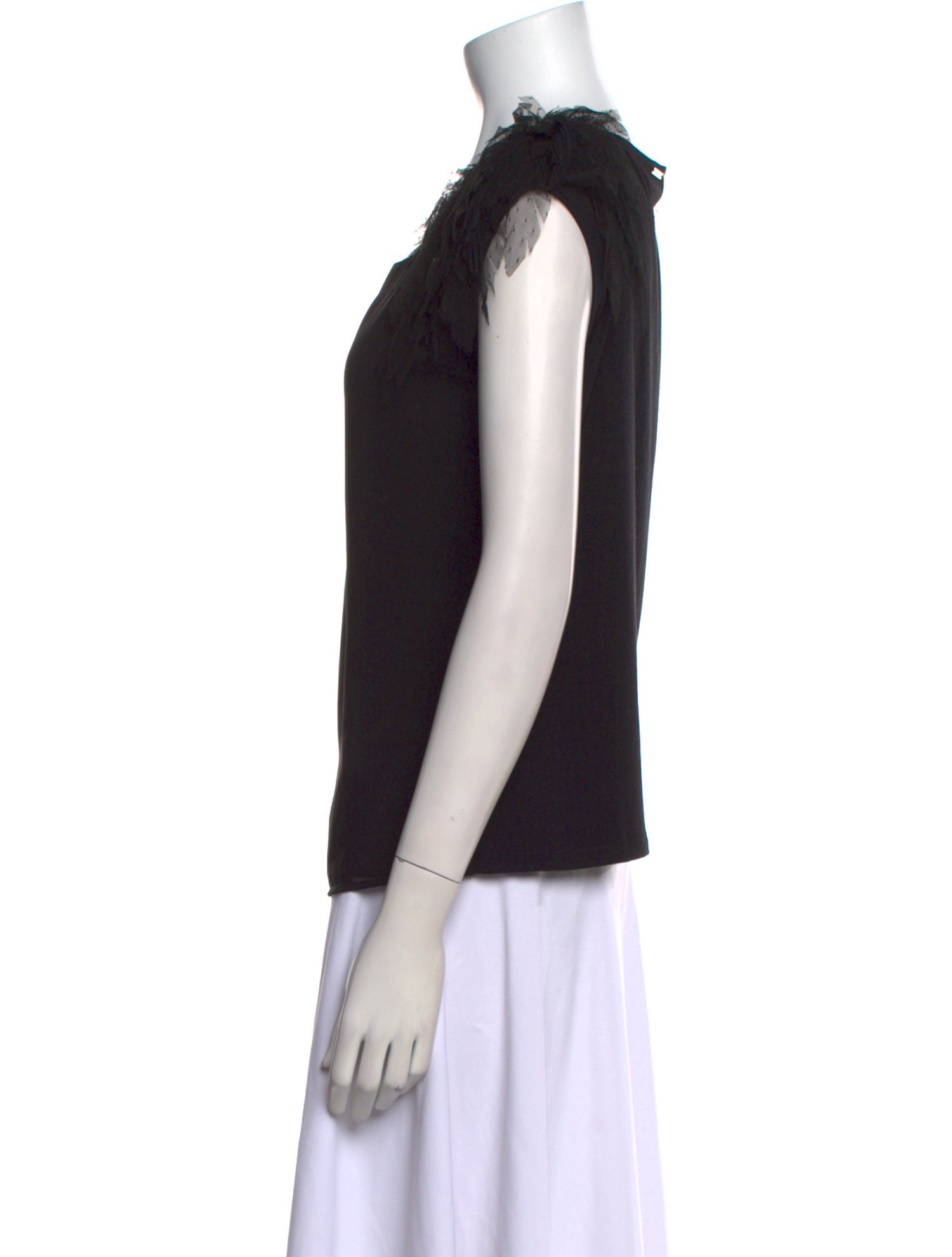 LIU JO Scoop Neck Short Sleeve Top