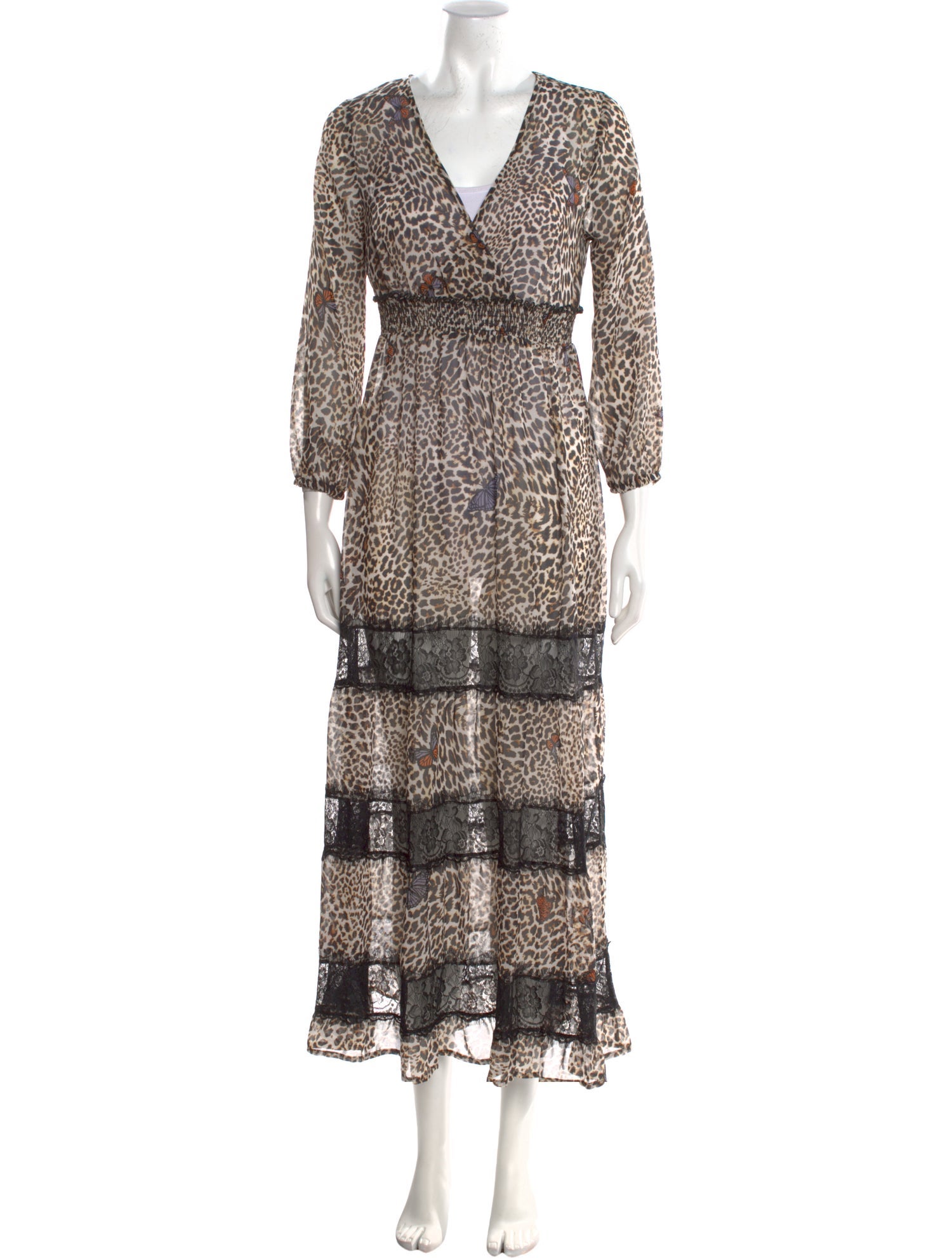 LIU JO Animal Print Long Dress