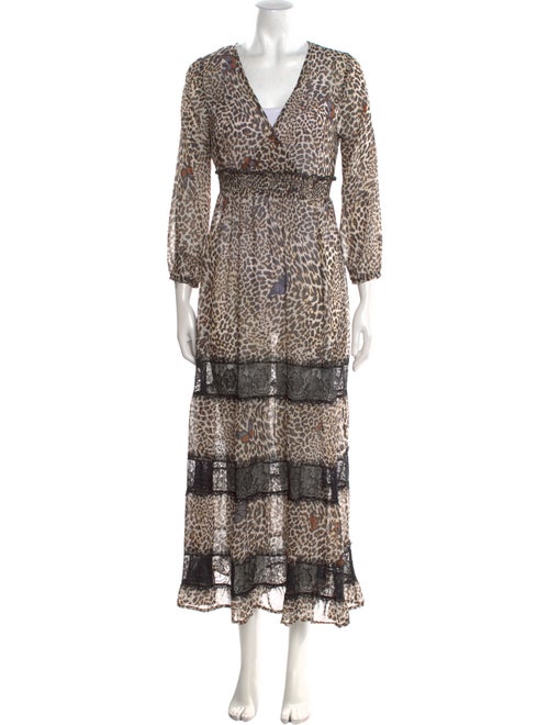 LIU JO Animal Print Long Dress