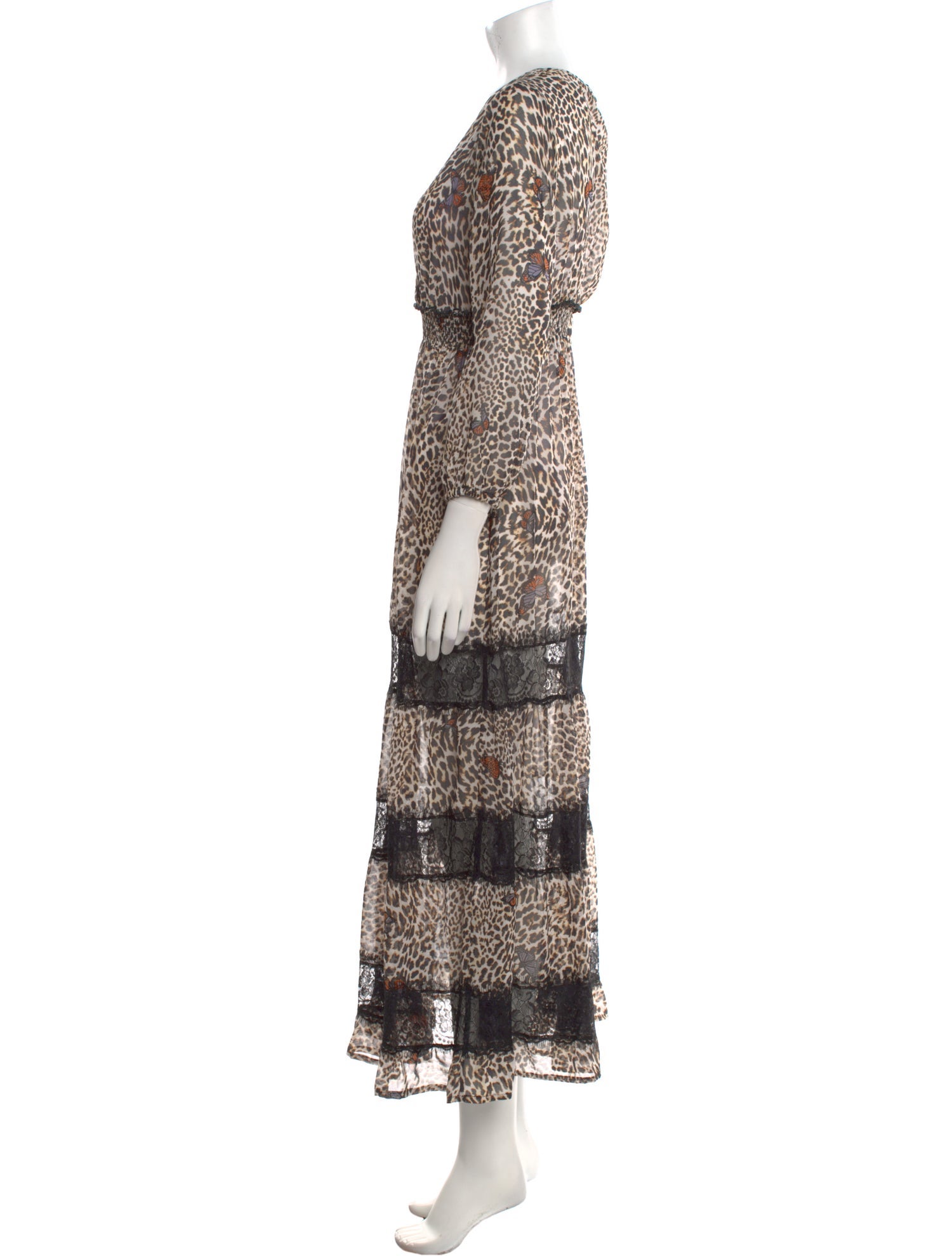 LIU JO Animal Print Long Dress