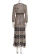 LIU JO Animal Print Long Dress