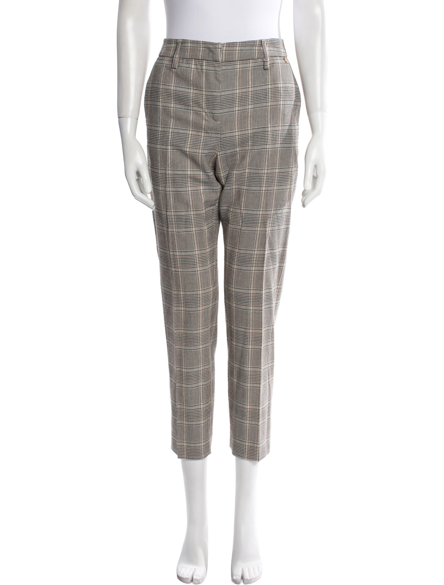 LIU JO Linen Straight Leg Pants