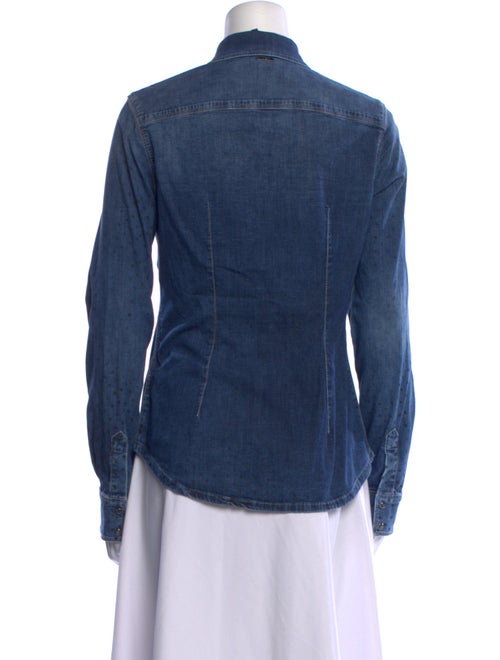 LIU JO Long Sleeve Button-Up Top