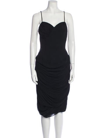 Lilli Diamond Dresses Vintage Midi Length Dress XS