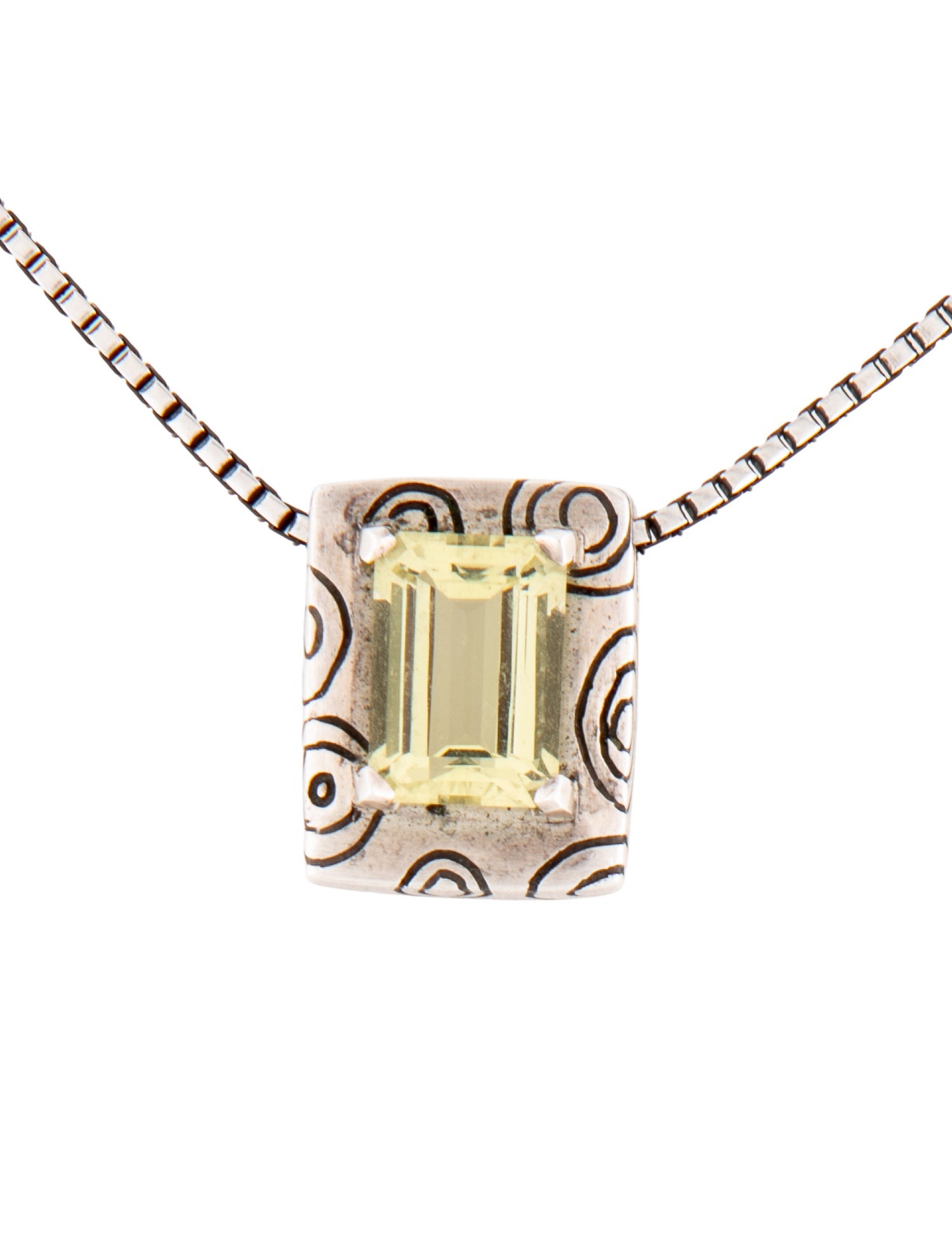 Lisa Jenks Stone Pendant Necklace