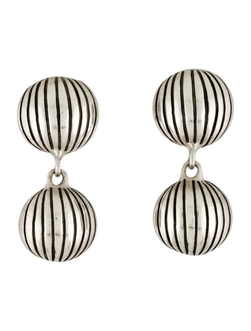 Lisa Jenks Modernist Sphere Drop Clip-On earrings
