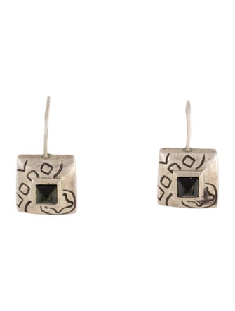 Lisa Jenks Tourmaline Square Drop Earrings