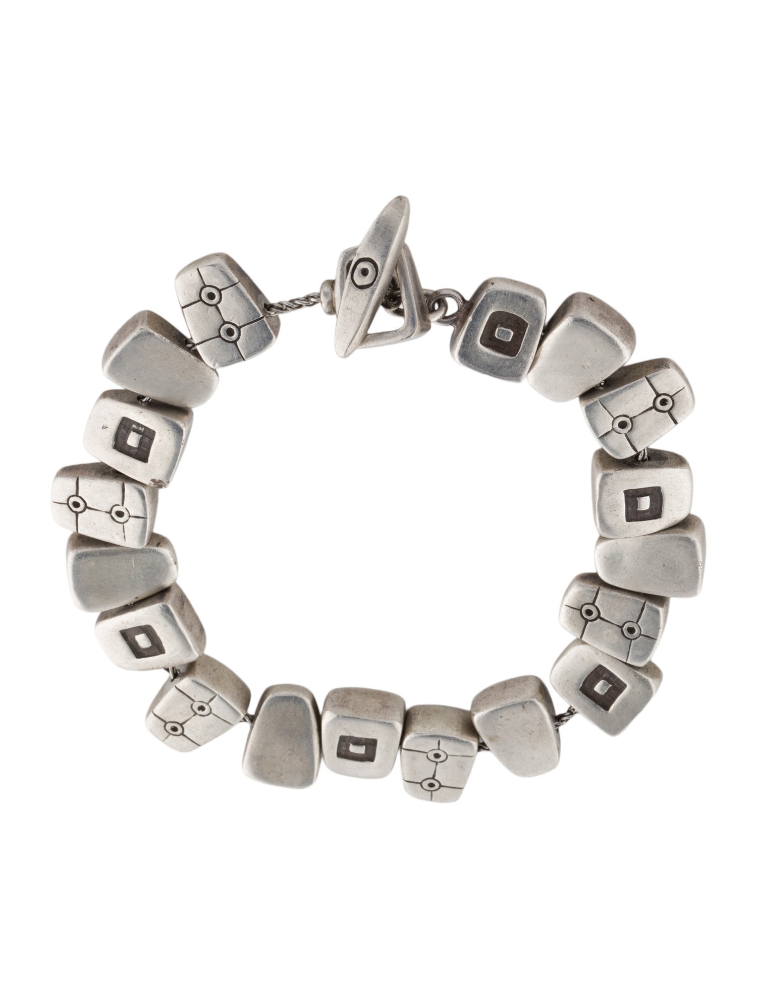Lisa Jenks Modernist Rectangular Link Bracelet