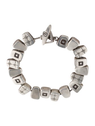 Lisa Jenks Modernist Rectangular Link Bracelet