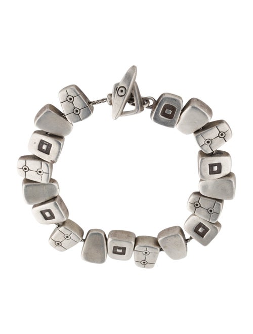 Lisa Jenks Modernist Rectangular Link Bracelet