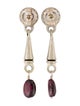 Lisa Jenks Garnet Drop Earrings