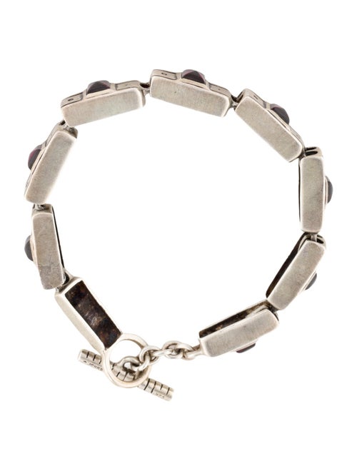 Lisa Jenks Rhodolite Toggle Link Bracelet