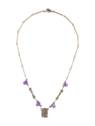 Lisa Jenks Amethyst Station Necklace