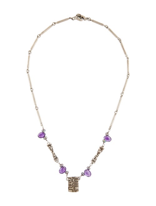 Lisa Jenks Amethyst Station Necklace