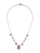 Lisa Jenks Amethyst Station Necklace