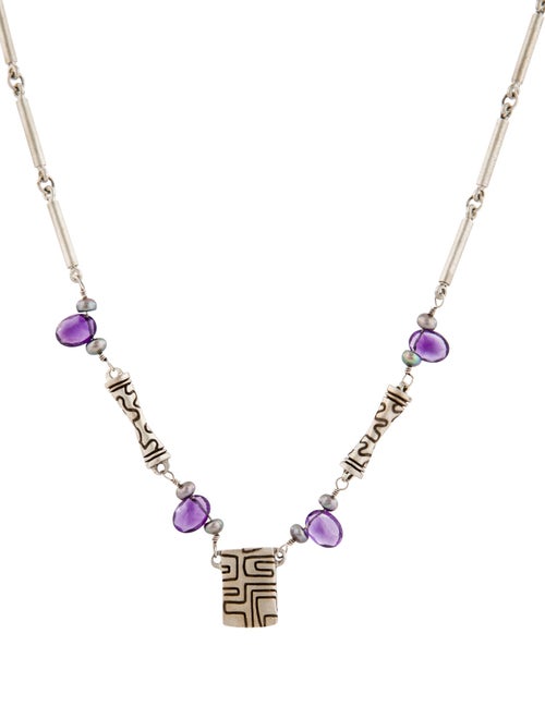 Lisa Jenks Amethyst Station Necklace