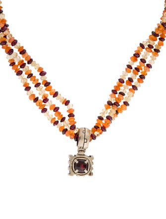 Lisa Jenks Multistone Pendant Necklace
