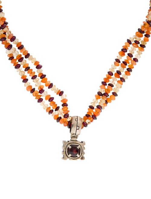 Lisa Jenks Multistone Pendant Necklace