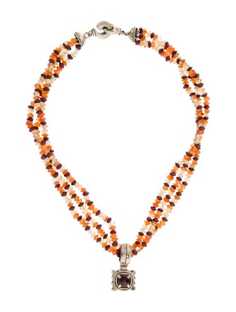 Lisa Jenks Multistone Pendant Necklace