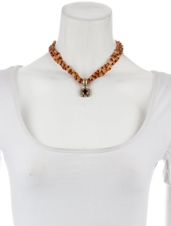 Lisa Jenks Multistone Pendant Necklace