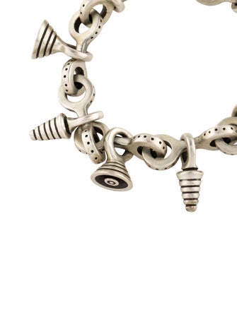 Lisa Jenks Modernist Amulet Charm Bracelet