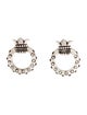 Lisa Jenks Textured Crown Stud Earrings