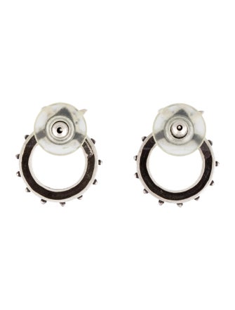 Lisa Jenks Textured Crown Stud Earrings