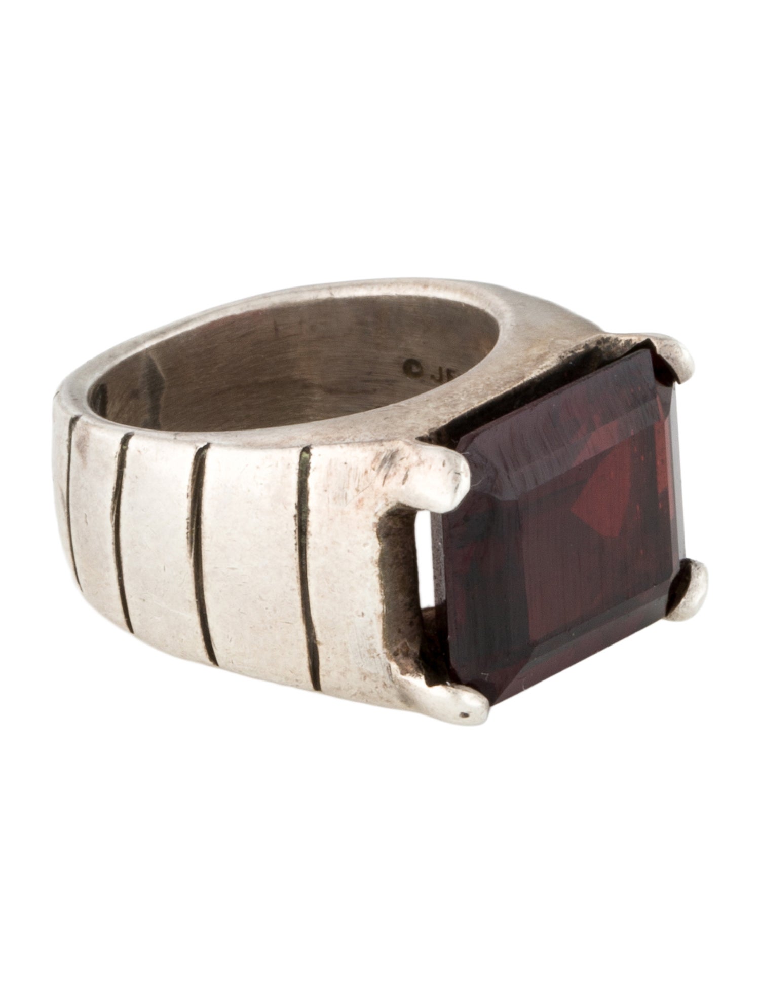 Lisa Jenks Garnet Cocktail Ring