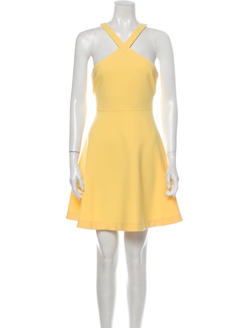 Likely Halterneck Mini Dress Yellow