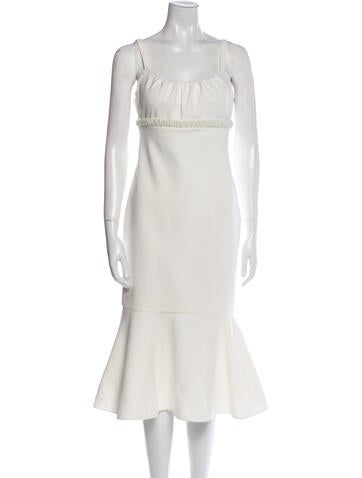 Likely Dresses Square Neckline Midi Length Dress XS