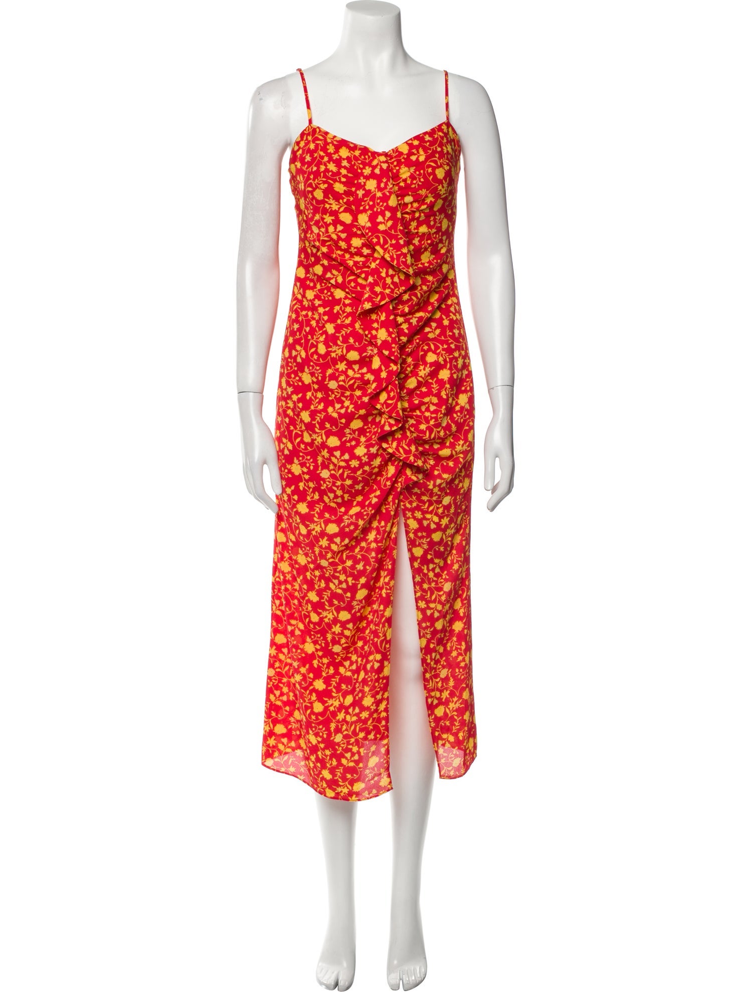 Likely Floral Print Midi Length Dress