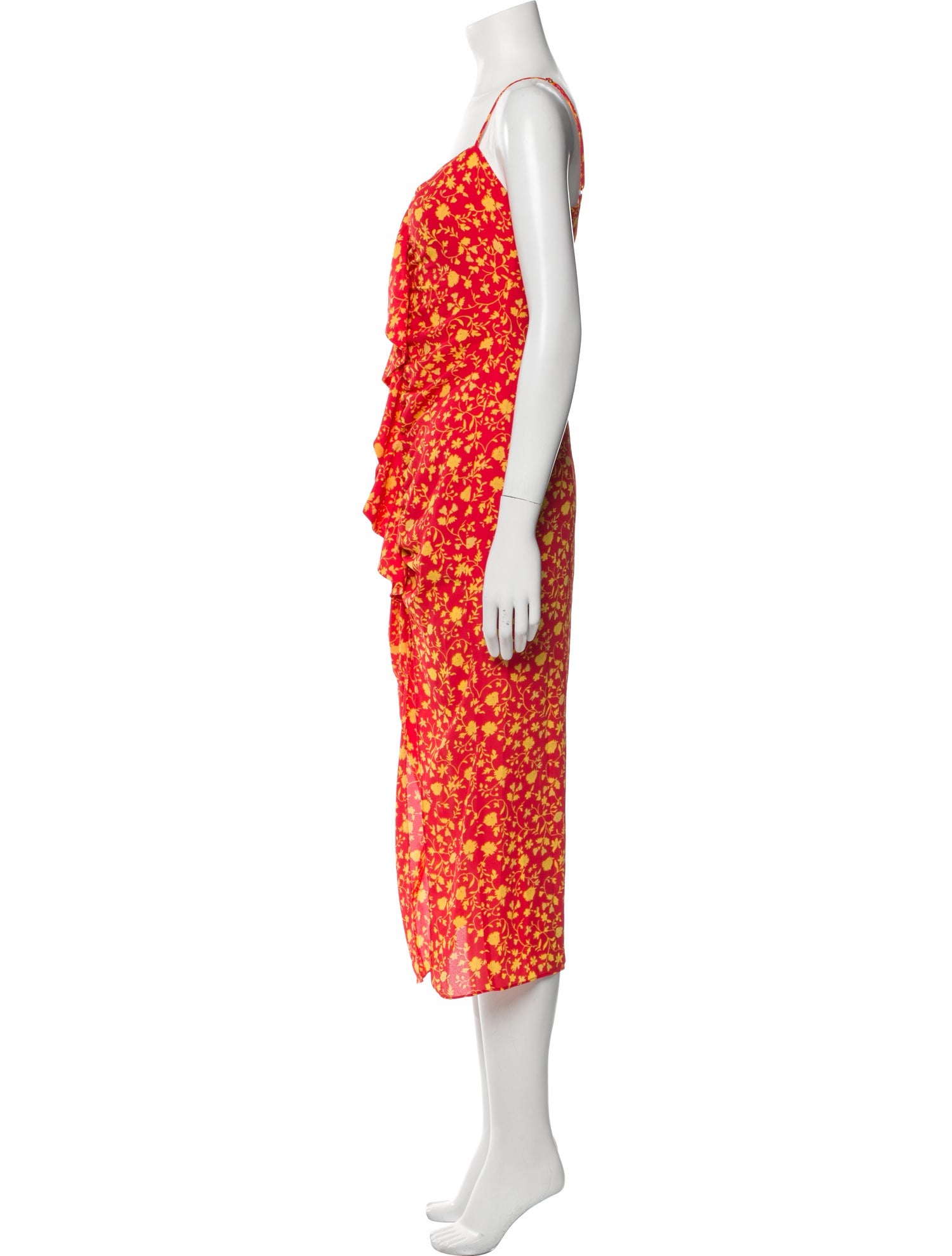Likely Floral Print Midi Length Dress