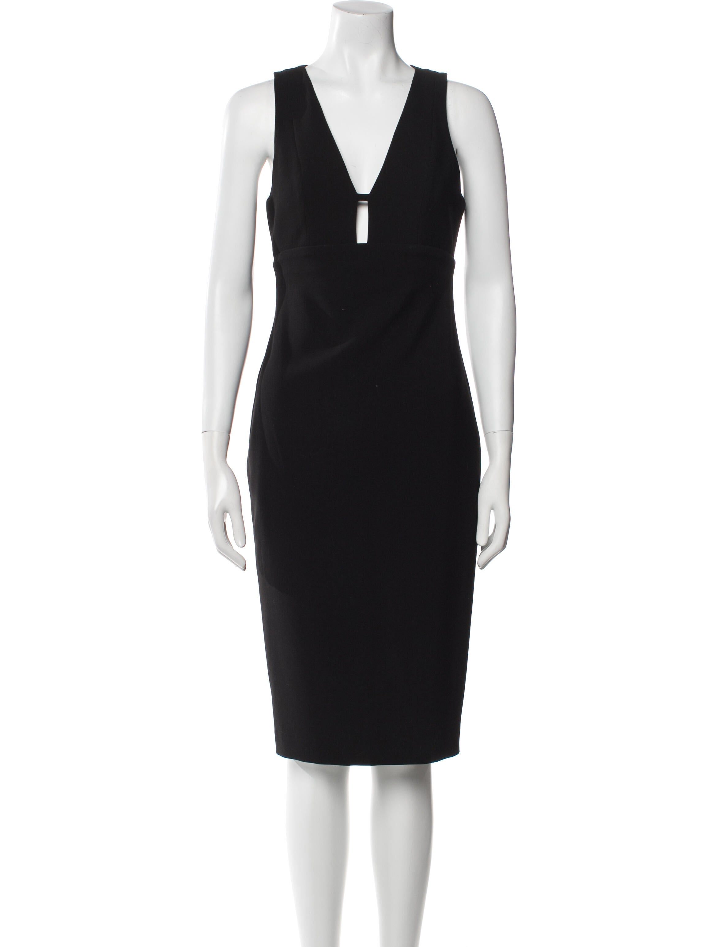 Likely V-Neck Knee-Length Dress